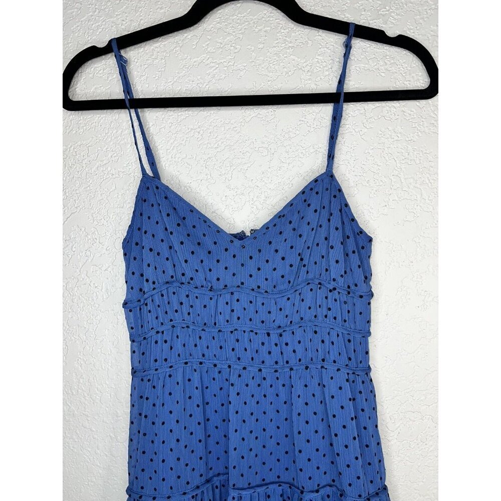 La Maison Talulah Sorrento Midi Dress Women's XS Blue Polka Dot Retro Look X - Picture 11 of 16